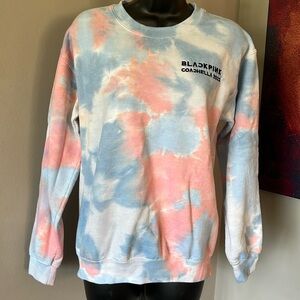 Blackpink Small Coachella 2023 Tie Dye Crewneck Sweatshirt